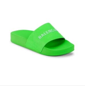 Balenciaga Kid's Logo Slides